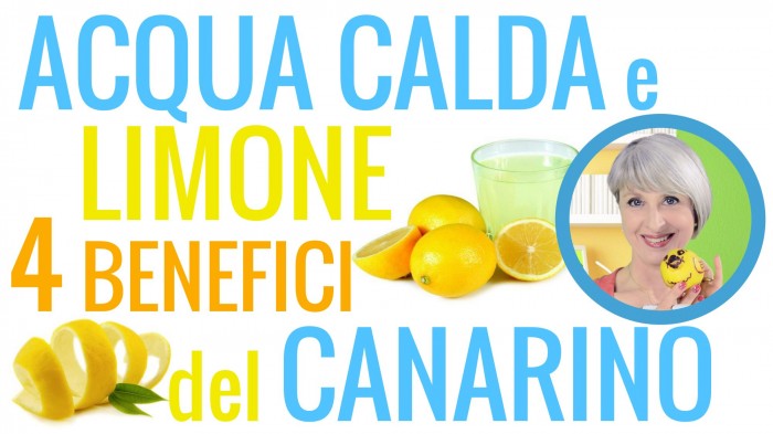 Acqua calda e limone: 4 benefici del canarino