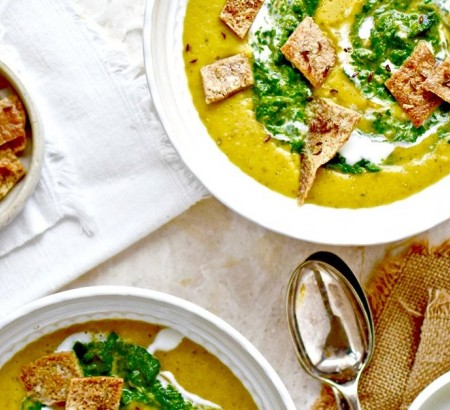 Ricetta vellutata menta e lenticchie proteica e detox