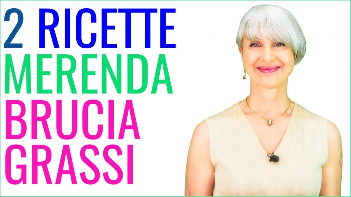 le mie 2 RICETTE di MERENDA BRUCIA GRASSI DOLCE e SALATA, LIGHT e VELOCISSIMA